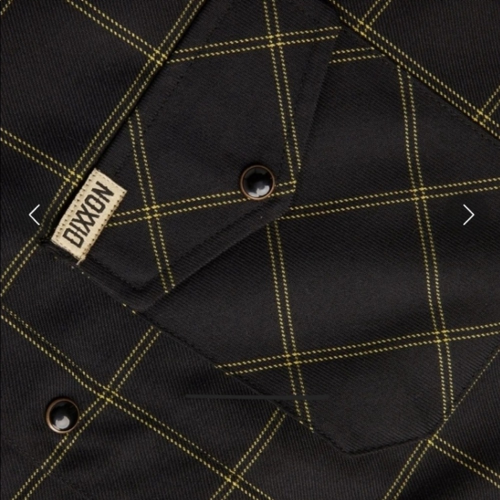 Women’s Dixxon large “Stay Gold” flannel.SOLD OUT!!!
